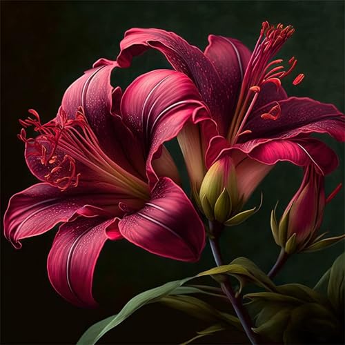 Puzzles 120 Teile, Puzzle Für Erwachsene, 20x20 cm Puzzle Lernspiel Herausforderung Spielzeug 120 Teile Rote Lilien Blumen Puzzles für Erwachsene Puzzles 120 Teile, Puzzle Für Erwachsene, 20x20 cm Puzzle Lernspiel Herausforderung Spielzeug 120 Teile Rote Lilien Blumen Puzzles für Erwachsene von Yoonqun
