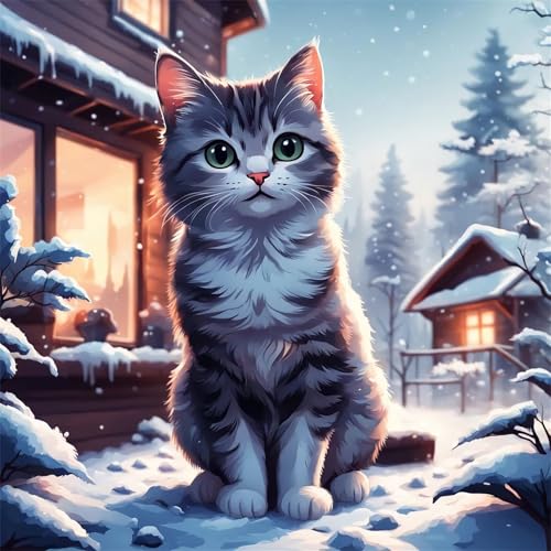 Puzzles 120 Teile, Puzzle Für Erwachsene, 20x20 cm Puzzle Lernspiel Herausforderung Spielzeug 120 Teile Winter-Terrassenkatze Puzzles für Erwachsene Puzzles 120 Teile, Puzzle Für Erwachsene, 20x20 cm Puzzle Lernspiel Herausforderung Spielzeug 120 Teile Winter-Terrassenkatze Puzzles für Erwachsene von Yoonqun