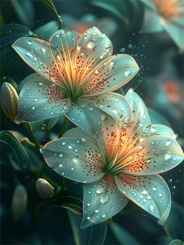 Puzzles 120 Teile, Puzzle Für Erwachsene,25x20 cm Puzzle Lernspiel Herausforderung Spielzeug 120 Schöne Blumen Puzzles für Erwachsene von Yoonqun