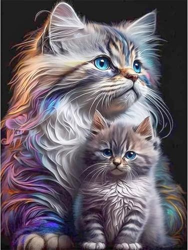 Puzzles 1200 Teile, Katzen Tiere Puzzle für Erwachsene,78x53cm Puzzle Lernspiel Herausforderung Spielzeug 1200 Teile Puzzles für Erwachsene Kinder von Yoonqun