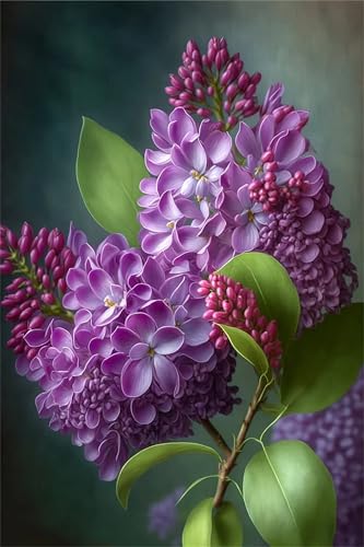 Puzzles 1200 Teile, Lila Blumen Puzzle für Erwachsene,75x50cm Puzzle Lernspiel Herausforderung Spielzeug 1200 Teile Puzzles für Erwachsene Kinder von Yoonqun
