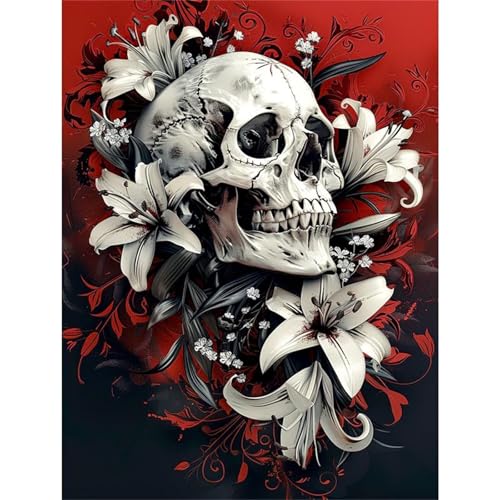 Puzzles 1200 Teile, Totenkopflilien Puzzle für Erwachsene,78x53cm Puzzle Lernspiel Herausforderung Spielzeug 1200 Teile Puzzles für Erwachsene Kinder von Yoonqun