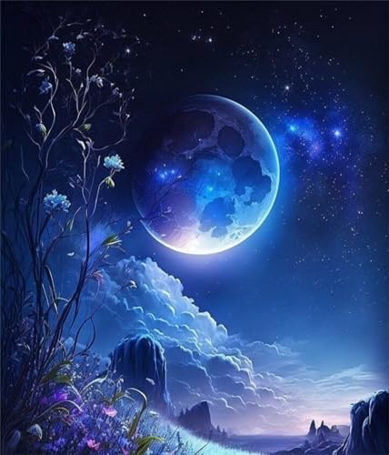 Puzzles 1500 Teile, Blaue Mondlandschaft Puzzle für Erwachsene,87x57cm Puzzle Lernspiel Herausforderung Spielzeug 1500 Teile Puzzles für Erwachsene Kinder Puzzles 1500 Teile, Blaue Mondlandschaft Puzzle für Erwachsene,87x57cm Puzzle Lernspiel Herausforderung Spielzeug 1500 Teile Puzzles für Erwachsene Kinder von Yoonqun