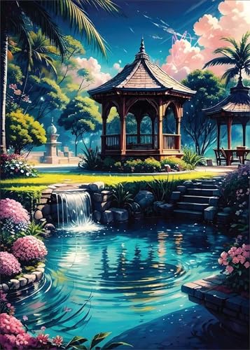 Puzzles 1500 Teile, Puzzle Für Erwachsene,87x57 cm Puzzle Lernspiel Herausforderung Spielzeug 1500 Park Pavilion Lake Puzzles für Erwachsene Puzzles 1500 Teile, Puzzle Für Erwachsene,87x57 cm Puzzle Lernspiel Herausforderung Spielzeug 1500 Park Pavilion Lake Puzzles für Erwachsene von Yoonqun