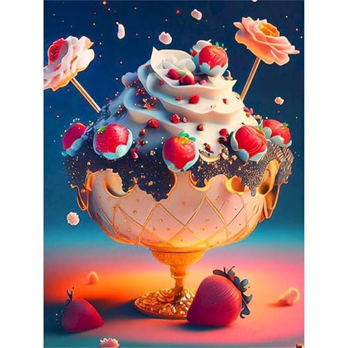 Puzzles 200 Teile, Eiscremefrüchte Puzzle für Erwachsene,35x25cm Puzzle Lernspiel Herausforderung Spielzeug 200 Teile Puzzles für Erwachsene Kinder von Yoonqun
