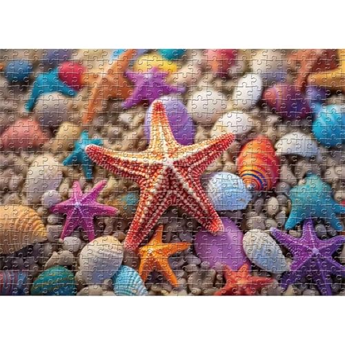 Puzzles 200 Teile, Muscheln Puzzle für Erwachsene,38x28cm Puzzle Lernspiel Herausforderung Spielzeug 200 Teile Puzzles für Erwachsene Kinder von Yoonqun