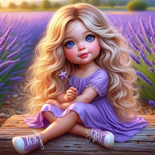 Puzzles 200 Teile, Puzzle Für Erwachsene, 28x28 cm Puzzle Lernspiel Herausforderung Spielzeug 200 Teile Lila Lavendel Mädchen Puzzles für Erwachsene von Yoonqun