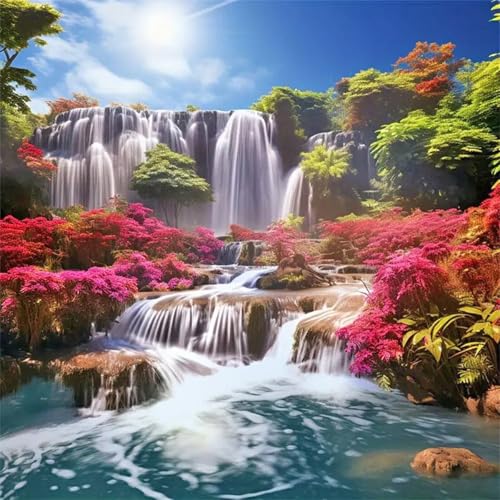 Puzzles 200 Teile, Puzzle Für Erwachsene, 28x28 cm Puzzle Lernspiel Herausforderung Spielzeug 200 Teile Wasserfalllandschaft Puzzles für Erwachsene Puzzles 200 Teile, Puzzle Für Erwachsene, 28x28 cm Puzzle Lernspiel Herausforderung Spielzeug 200 Teile Wasserfalllandschaft Puzzles für Erwachsene von Yoonqun