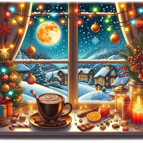 Puzzles 200 Teile, Puzzle Für Erwachsene, 28x28 cm Puzzle Lernspiel Herausforderung Spielzeug 200 Teile Winterfest-Kaffee Puzzles für Erwachsene Puzzles 200 Teile, Puzzle Für Erwachsene, 28x28 cm Puzzle Lernspiel Herausforderung Spielzeug 200 Teile Winterfest-Kaffee Puzzles für Erwachsene von Yoonqun