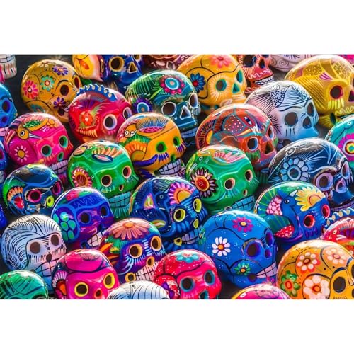 Puzzles 200 Teile, Puzzle Für Erwachsene,35x25 cm Puzzle Lernspiel Herausforderung Spielzeug 200 Bunte Totenköpfe Puzzles für Erwachsene Puzzles 200 Teile, Puzzle Für Erwachsene,35x25 cm Puzzle Lernspiel Herausforderung Spielzeug 200 Bunte Totenköpfe Puzzles für Erwachsene von Yoonqun