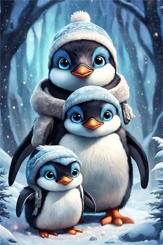 Puzzles 200 Teile, Puzzle Für Erwachsene,35x25 cm Puzzle Lernspiel Herausforderung Spielzeug 200 Winterpinguinfamilie Puzzles für Erwachsene von Yoonqun