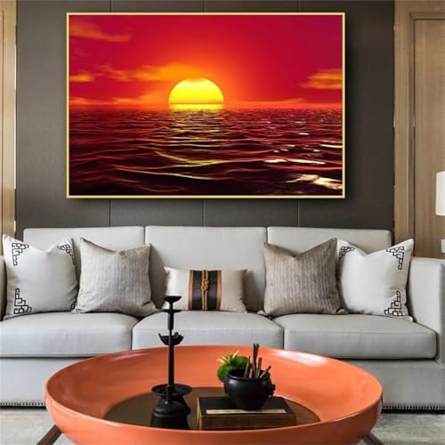 Puzzles 200 Teile, Rotes Sonnenuntergangsmeer Puzzle für Erwachsene,35x25cm Puzzle Lernspiel Herausforderung Spielzeug 200 Teile Puzzles für Erwachsene Kinder Puzzles 200 Teile, Rotes Sonnenuntergangsmeer Puzzle für Erwachsene,35x25cm Puzzle Lernspiel Herausforderung Spielzeug 200 Teile Puzzles für Erwachsene Kinder von Yoonqun
