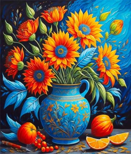 Puzzles 200 Teile, Sonnenblumenstrauß Puzzle für Erwachsene,35x25cm Puzzle Lernspiel Herausforderung Spielzeug 200 Teile Puzzles für Erwachsene Kinder von Yoonqun