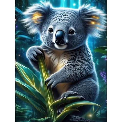 Puzzles 200 Teile, Süßer Koala Puzzle für Erwachsene,35x25cm Puzzle Lernspiel Herausforderung Spielzeug 200 Teile Puzzles für Erwachsene Kinder von Yoonqun