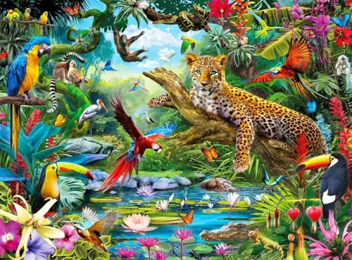 Puzzles 2000 Teile, Puzzle Für Erwachsene,100x70 cm Puzzle Lernspiel Herausforderung Spielzeug 2000 Bunte Dschungeltiere Puzzles für Erwachsene Puzzles 2000 Teile, Puzzle Für Erwachsene,100x70 cm Puzzle Lernspiel Herausforderung Spielzeug 2000 Bunte Dschungeltiere Puzzles für Erwachsene von Yoonqun