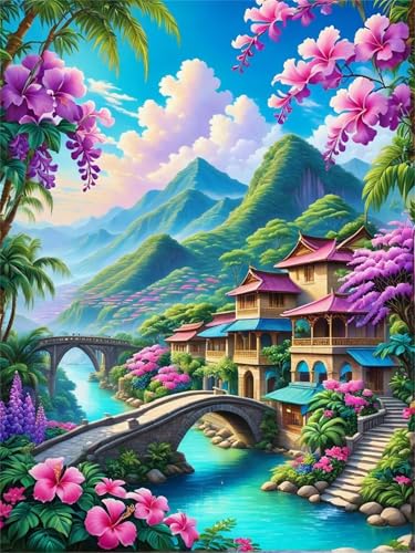 Puzzles 2000 Teile, Puzzle Für Erwachsene,100x70 cm Puzzle Lernspiel Herausforderung Spielzeug 2000 Dorfbrücke Fluss Puzzles für Erwachsene Puzzles 2000 Teile, Puzzle Für Erwachsene,100x70 cm Puzzle Lernspiel Herausforderung Spielzeug 2000 Dorfbrücke Fluss Puzzles für Erwachsene von Yoonqun