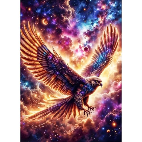 Puzzles 2000 Teile, Puzzle Für Erwachsene,100x70 cm Puzzle Lernspiel Herausforderung Spielzeug 2000 Sternenhimmel Adler Puzzles für Erwachsene von Yoonqun