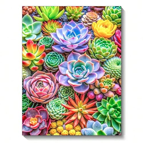 Puzzles 2000 Teile, Puzzle Für Erwachsene,100x70 cm Puzzle Lernspiel Herausforderung Spielzeug 2000 Sukkulenten Puzzles für Erwachsene von Yoonqun