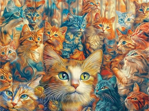Puzzles 2000 Teile, Puzzle Für Erwachsene,100x70 cm Puzzle Lernspiel Herausforderung Spielzeug 2000 Tierkatzen Puzzles für Erwachsene Puzzles 2000 Teile, Puzzle Für Erwachsene,100x70 cm Puzzle Lernspiel Herausforderung Spielzeug 2000 Tierkatzen Puzzles für Erwachsene von Yoonqun