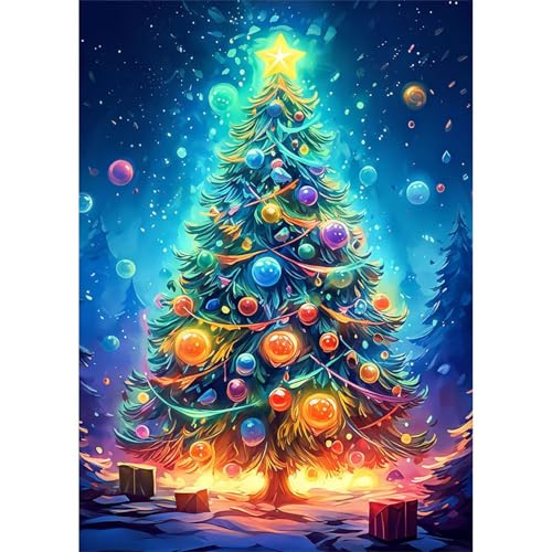 Puzzles 2000 Teile, Puzzle Für Erwachsene,100x70 cm Puzzle Lernspiel Herausforderung Spielzeug 2000 Weihnachtsbaum Puzzles für Erwachsene von Yoonqun