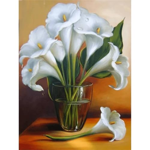 Puzzles 2000 Teile, Puzzle Für Erwachsene,100x70 cm Puzzle Lernspiel Herausforderung Spielzeug 2000 Weiße Calla Puzzles für Erwachsene von Yoonqun