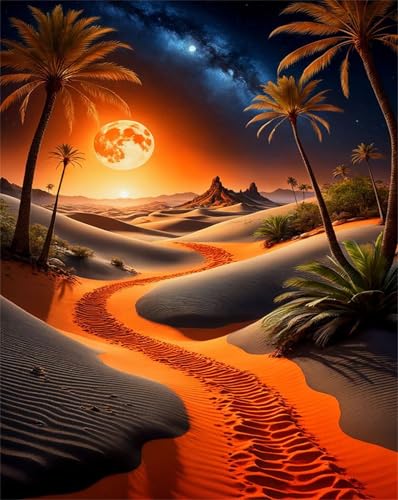 Puzzles 2000 Teile, Puzzle Für Erwachsene,100x70 cm Puzzle Lernspiel Herausforderung Spielzeug 2000 Wüstensonnenuntergangsstraße Puzzles für Erwachsene von Yoonqun