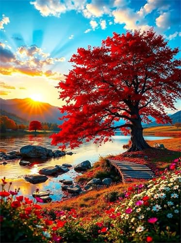 Puzzles 30 Teile, Puzzle Für Erwachsene,25x20 cm Puzzle Lernspiel Herausforderung Spielzeug 30 Baumlandschaft am Flussufer Puzzles für Erwachsene Puzzles 30 Teile, Puzzle Für Erwachsene,25x20 cm Puzzle Lernspiel Herausforderung Spielzeug 30 Baumlandschaft am Flussufer Puzzles für Erwachsene von Yoonqun
