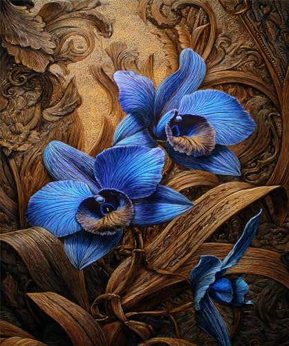 Puzzles 30 Teile, Puzzle Für Erwachsene,25x20 cm Puzzle Lernspiel Herausforderung Spielzeug 30 Blaue Orchideen Puzzles für Erwachsene Puzzles 30 Teile, Puzzle Für Erwachsene,25x20 cm Puzzle Lernspiel Herausforderung Spielzeug 30 Blaue Orchideen Puzzles für Erwachsene von Yoonqun
