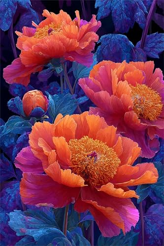 Puzzles 30 Teile, Puzzle Für Erwachsene,25x20 cm Puzzle Lernspiel Herausforderung Spielzeug 30 Blaue rote Blumen Puzzles für Erwachsene Puzzles 30 Teile, Puzzle Für Erwachsene,25x20 cm Puzzle Lernspiel Herausforderung Spielzeug 30 Blaue rote Blumen Puzzles für Erwachsene von Yoonqun