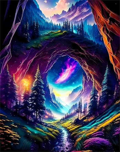Puzzles 30 Teile, Puzzle Für Erwachsene,25x20 cm Puzzle Lernspiel Herausforderung Spielzeug 30 Fantasie-Höhlenlandschaft Puzzles für Erwachsene von Yoonqun