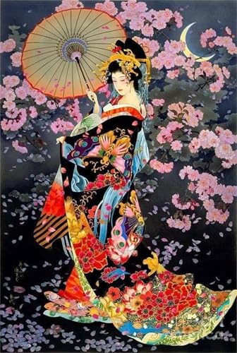 Puzzles 30 Teile, Puzzle Für Erwachsene,25x20 cm Puzzle Lernspiel Herausforderung Spielzeug 30 Japanische Klassische Geisha Puzzles für Erwachsene von Yoonqun