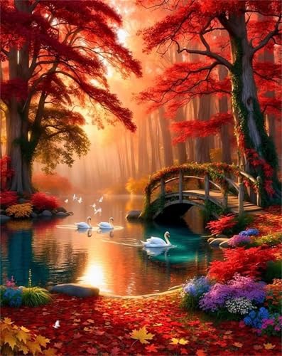Puzzles 30 Teile, Puzzle Für Erwachsene,25x20 cm Puzzle Lernspiel Herausforderung Spielzeug 30 Mangrovensee Schwan Puzzles für Erwachsene von Yoonqun