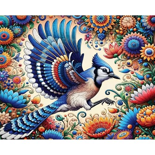 Puzzles 30 Teile, Puzzle Für Erwachsene,25x20 cm Puzzle Lernspiel Herausforderung Spielzeug 30 Psychedelische Blumenvögel Puzzles für Erwachsene Puzzles 30 Teile, Puzzle Für Erwachsene,25x20 cm Puzzle Lernspiel Herausforderung Spielzeug 30 Psychedelische Blumenvögel Puzzles für Erwachsene von Yoonqun