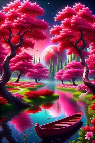 Puzzles 30 Teile, Puzzle Für Erwachsene,25x20 cm Puzzle Lernspiel Herausforderung Spielzeug 30 Red Trees River Puzzles für Erwachsene Puzzles 30 Teile, Puzzle Für Erwachsene,25x20 cm Puzzle Lernspiel Herausforderung Spielzeug 30 Red Trees River Puzzles für Erwachsene von Yoonqun
