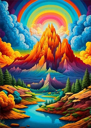 Puzzles 30 Teile, Puzzle Für Erwachsene,25x20 cm Puzzle Lernspiel Herausforderung Spielzeug 30 Regenbogenbergfluss Puzzles für Erwachsene Puzzles 30 Teile, Puzzle Für Erwachsene,25x20 cm Puzzle Lernspiel Herausforderung Spielzeug 30 Regenbogenbergfluss Puzzles für Erwachsene von Yoonqun