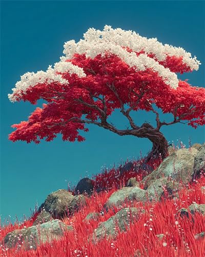 Puzzles 30 Teile, Puzzle Für Erwachsene,25x20 cm Puzzle Lernspiel Herausforderung Spielzeug 30 Rote Baumlandschaft Puzzles für Erwachsene Puzzles 30 Teile, Puzzle Für Erwachsene,25x20 cm Puzzle Lernspiel Herausforderung Spielzeug 30 Rote Baumlandschaft Puzzles für Erwachsene von Yoonqun