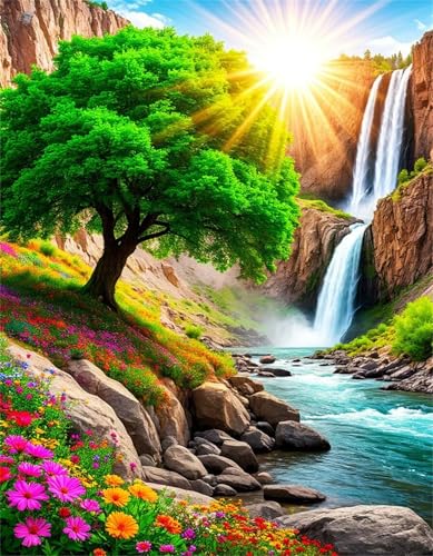 Puzzles 30 Teile, Puzzle Für Erwachsene,25x20 cm Puzzle Lernspiel Herausforderung Spielzeug 30 Sonnenschein Wasserfall Bäume Puzzles für Erwachsene Puzzles 30 Teile, Puzzle Für Erwachsene,25x20 cm Puzzle Lernspiel Herausforderung Spielzeug 30 Sonnenschein Wasserfall Bäume Puzzles für Erwachsene von Yoonqun