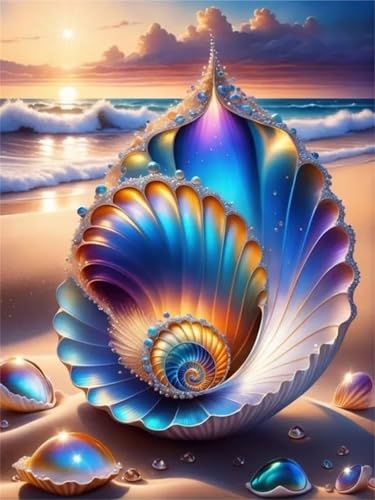 Puzzles 30 Teile, Puzzle Für Erwachsene,25x20 cm Puzzle Lernspiel Herausforderung Spielzeug 30 Strandmuschel Puzzles für Erwachsene von Yoonqun