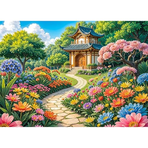 Puzzles 30 Teile, Puzzle Für Erwachsene,25x20 cm Puzzle Lernspiel Herausforderung Spielzeug 30 Tempelgarten Puzzles für Erwachsene Puzzles 30 Teile, Puzzle Für Erwachsene,25x20 cm Puzzle Lernspiel Herausforderung Spielzeug 30 Tempelgarten Puzzles für Erwachsene von Yoonqun
