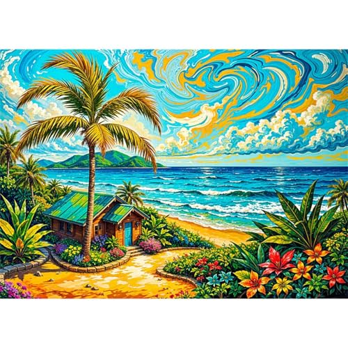 Puzzles 30 Teile, Puzzle Für Erwachsene,25x20 cm Puzzle Lernspiel Herausforderung Spielzeug 30 Tropische Strandlandschaft Puzzles für Erwachsene Puzzles 30 Teile, Puzzle Für Erwachsene,25x20 cm Puzzle Lernspiel Herausforderung Spielzeug 30 Tropische Strandlandschaft Puzzles für Erwachsene von Yoonqun