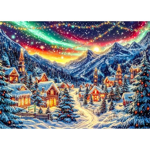 Puzzles 30 Teile, Puzzle Für Erwachsene,25x20 cm Puzzle Lernspiel Herausforderung Spielzeug 30 Winterliches Bergdorf Puzzles für Erwachsene Puzzles 30 Teile, Puzzle Für Erwachsene,25x20 cm Puzzle Lernspiel Herausforderung Spielzeug 30 Winterliches Bergdorf Puzzles für Erwachsene von Yoonqun