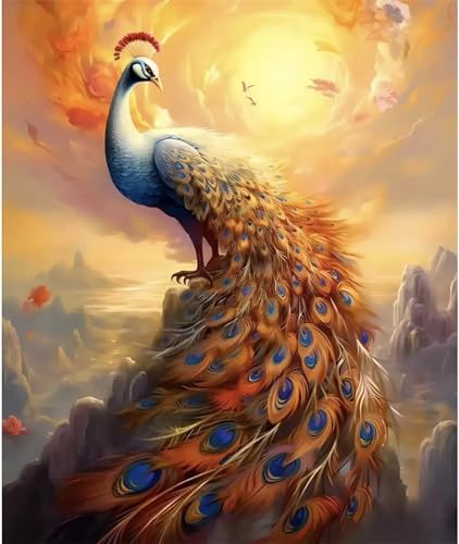Puzzles 300 Teile, Fantasie-Pfau Puzzle für Erwachsene,43x31cm Puzzle Lernspiel Herausforderung Spielzeug 300 Teile Puzzles für Erwachsene Kinder von Yoonqun