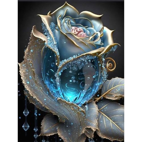 Puzzles 300 Teile, Kristallrosen Blumen Puzzle für Erwachsene,40x28cm Puzzle Lernspiel Herausforderung Spielzeug 300 Teile Puzzles für Erwachsene Kinder von Yoonqun