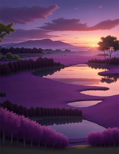 Puzzles 300 Teile, Lila Landschaft Sonnenuntergang Puzzle für Erwachsene,40x28cm Puzzle Lernspiel Herausforderung Spielzeug 300 Teile Puzzles für Erwachsene Kinder Puzzles 300 Teile, Lila Landschaft Sonnenuntergang Puzzle für Erwachsene,40x28cm Puzzle Lernspiel Herausforderung Spielzeug 300 Teile Puzzles für Erwachsene Kinder von Yoonqun