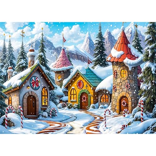 Puzzles 300 Teile, Puzzle Für Erwachsene,38x26 cm Puzzle Lernspiel Herausforderung Spielzeug 300 Cartoon Winterhaus Puzzles für Erwachsene Puzzles 300 Teile, Puzzle Für Erwachsene,38x26 cm Puzzle Lernspiel Herausforderung Spielzeug 300 Cartoon Winterhaus Puzzles für Erwachsene von Yoonqun