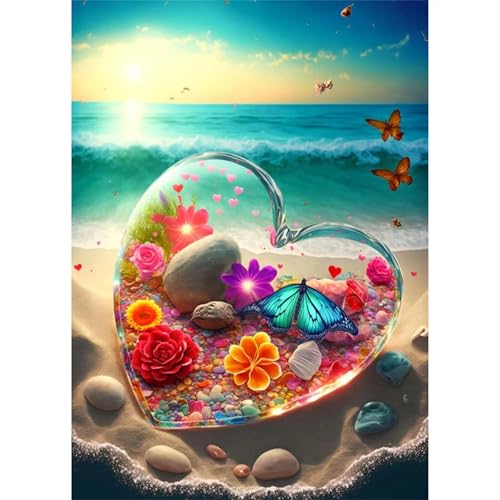 Puzzles 300 Teile, Puzzle Für Erwachsene,38x26 cm Puzzle Lernspiel Herausforderung Spielzeug 300 Strandherzlandschaft Puzzles für Erwachsene Puzzles 300 Teile, Puzzle Für Erwachsene,38x26 cm Puzzle Lernspiel Herausforderung Spielzeug 300 Strandherzlandschaft Puzzles für Erwachsene von Yoonqun