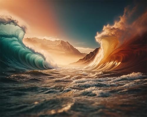 Puzzles 300 Teile, Wellenlandschaft Puzzle für Erwachsene,40x28cm Puzzle Lernspiel Herausforderung Spielzeug 300 Teile Puzzles für Erwachsene Kinder Puzzles 300 Teile, Wellenlandschaft Puzzle für Erwachsene,40x28cm Puzzle Lernspiel Herausforderung Spielzeug 300 Teile Puzzles für Erwachsene Kinder von Yoonqun
