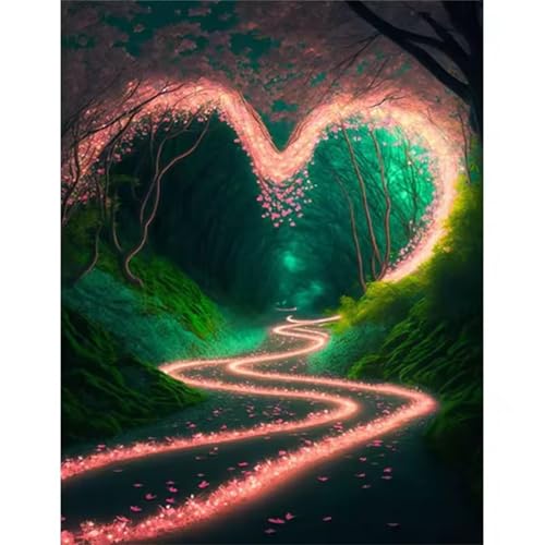 Puzzles 500 Teile, Fantasie-Hainlandschaft Puzzle für Erwachsene,55x42cm Puzzle Lernspiel Herausforderung Spielzeug 500 Teile Puzzles für Erwachsene Kinder von Yoonqun