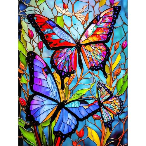 Puzzles 500 Teile, Glasschmetterling Puzzle für Erwachsene,52x38cm Puzzle Lernspiel Herausforderung Spielzeug 500 Teile Puzzles für Erwachsene Kinder von Yoonqun