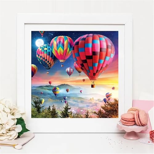 Puzzles 500 Teile, Puzzle Für Erwachsene, 45x45 cm Puzzle Lernspiel Herausforderung Spielzeug 500 Teile Heißluftballon Puzzles für Erwachsene von Yoonqun